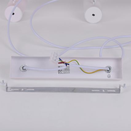 Brilagi - LED RGBW prigušivi luster na sajli SELE 6xGU10/6,5W/230V 2700-6500K bijela/dekor hrasta + daljinski upravljač
