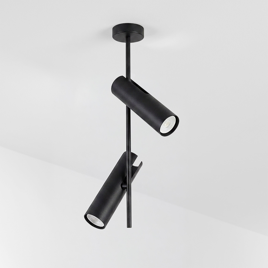 Brilagi - LED RGBW stropna svjetiljka na štapu BRANCH s mogućnošću prigušivanja 2xGU10/6,5W/230V 2700-6500K crna