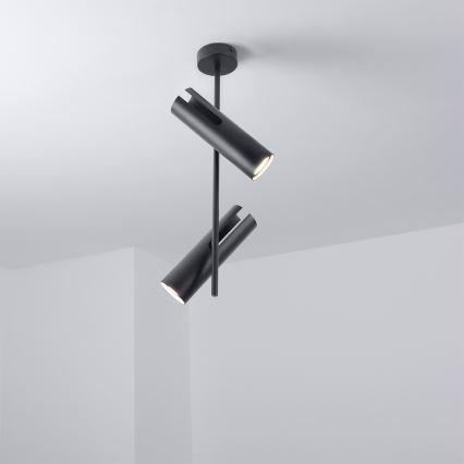 Brilagi - LED RGBW stropna svjetiljka na štapu BRANCH s mogućnošću prigušivanja 2xGU10/6,5W/230V 2700-6500K crna