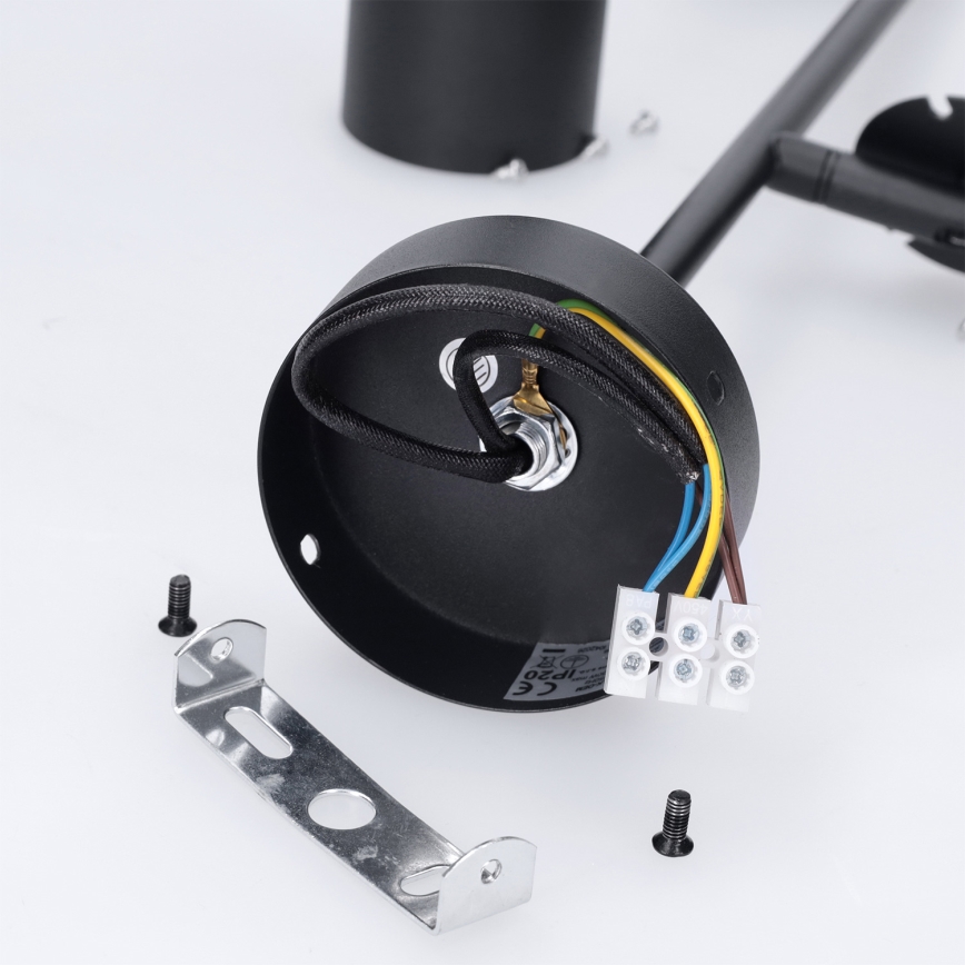 Brilagi - LED RGBW stropna svjetiljka na štapu BRANCH s mogućnošću prigušivanja 2xGU10/6,5W/230V 2700-6500K crna