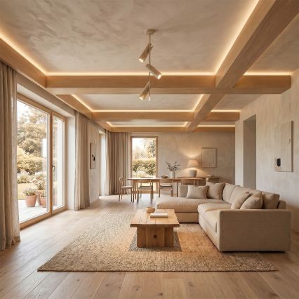 Brilagi - LED RGBW prigušiv luster na štapu BRANCH 3xGU10/6,5W/230V 2700-6500K bež