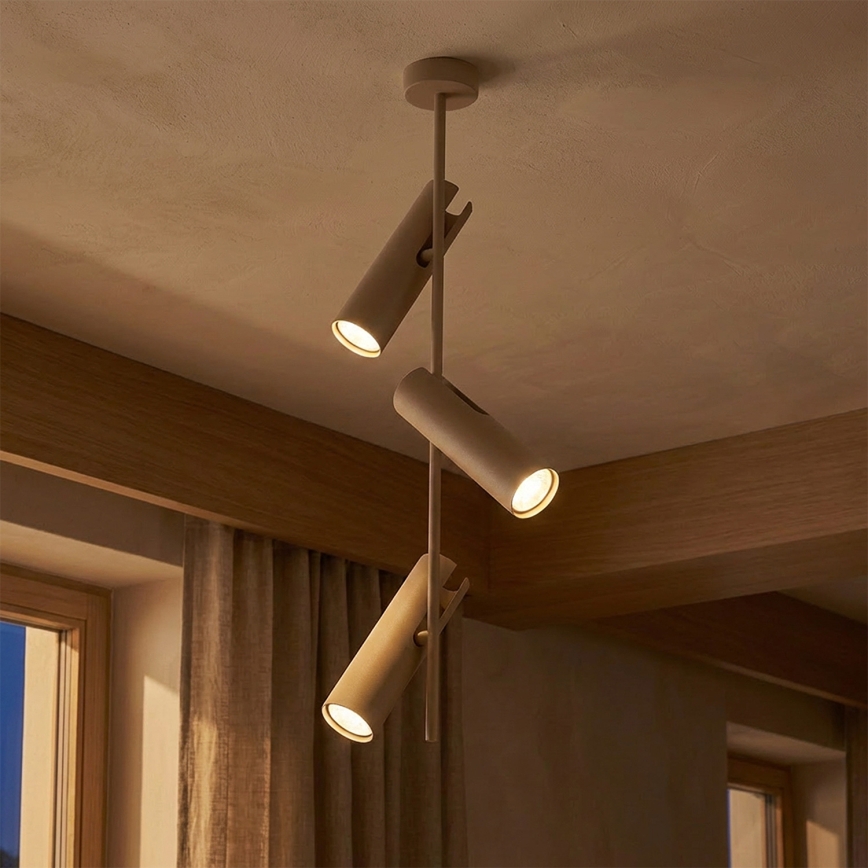 Brilagi - LED RGBW prigušiv luster na štapu BRANCH 3xGU10/6,5W/230V 2700-6500K bež