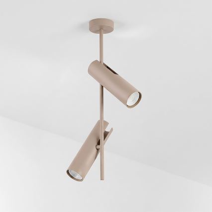 Brilagi - LED RGBW prigušiv luster na stalku BRANCH 2xGU10/6,5W/230V 2700-6500K bež