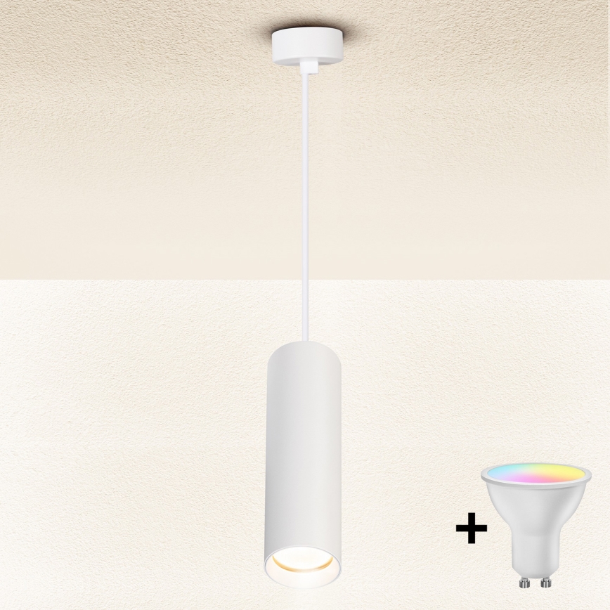 Brilagi - LED RGBW luster s prigušenjem na sajli SELE 1xGU10/6,5W/230V 2700-6500K bijela