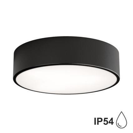 BRILAGI - LED RGBW prigušivo kupaonsko stropno svjetlo CLARE 2xE27/12W/230V 2700-6500K Ø 30 cm IP54 crna