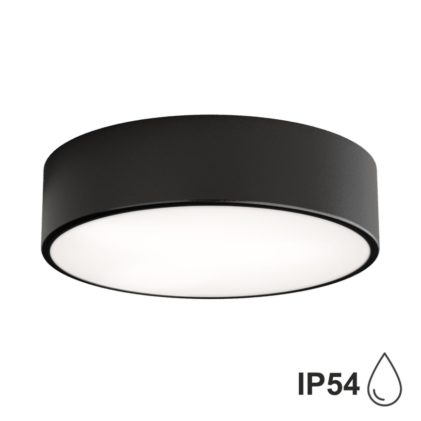 Brilagi - LED RGBW prigušivo kupaonsko stropno svjetlo CLARE 2xE27/9W/230V 2700-6500K Ø 30 cm IP54 Wi-Fi crna