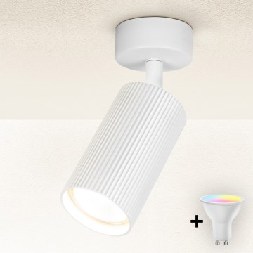 Brilagi - LED RGBW prigušiva reflektorska svjetiljka SELE MODERN 1xGU10/6,5W/230V 2700-6500K Wi-Fi bijela