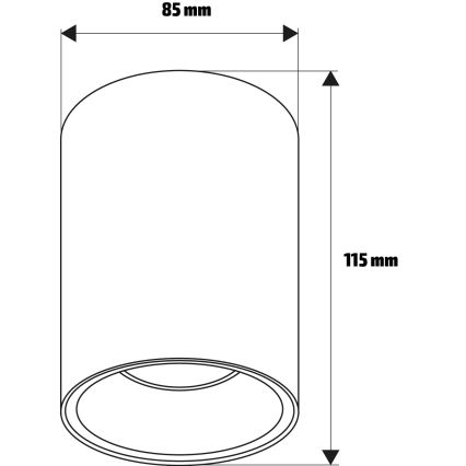 Brilagi - LED RGBW spot svjetiljka TRINE s mogućnošću prigušivanja 1xGU10/30W/230V 3000K Wi-Fi bež/zlatna