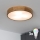 Brilagi - LED RGBW prigušiva stropna svjetiljka CARVALHO 3xE27/9W/230V 2700-6500K Wi-Fi hrast prom. 47,5 cm