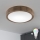 Brilagi - LED RGBW prigušiva stropna svjetiljka CARVALHO SLIM 1xE27/9W/230V 2700-6500K Wi-Fi hrast, promjer 27 cm