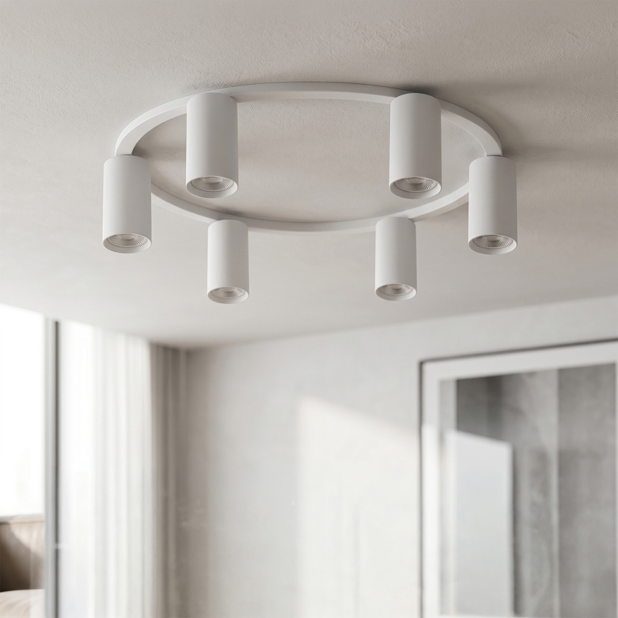Brilagi - LED RGBW Prigušivo stropno svjetlo SELE 6xGU10/6,5W/230V 2700-6500K bijela + daljinski upravljač