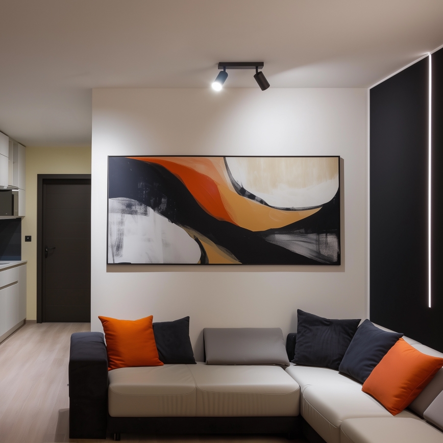 Brilagi - LED RGBW prigušivo spot svjetlo SELE 2xGU10/4,8W/230V 3000K antracit + daljinski upravljač