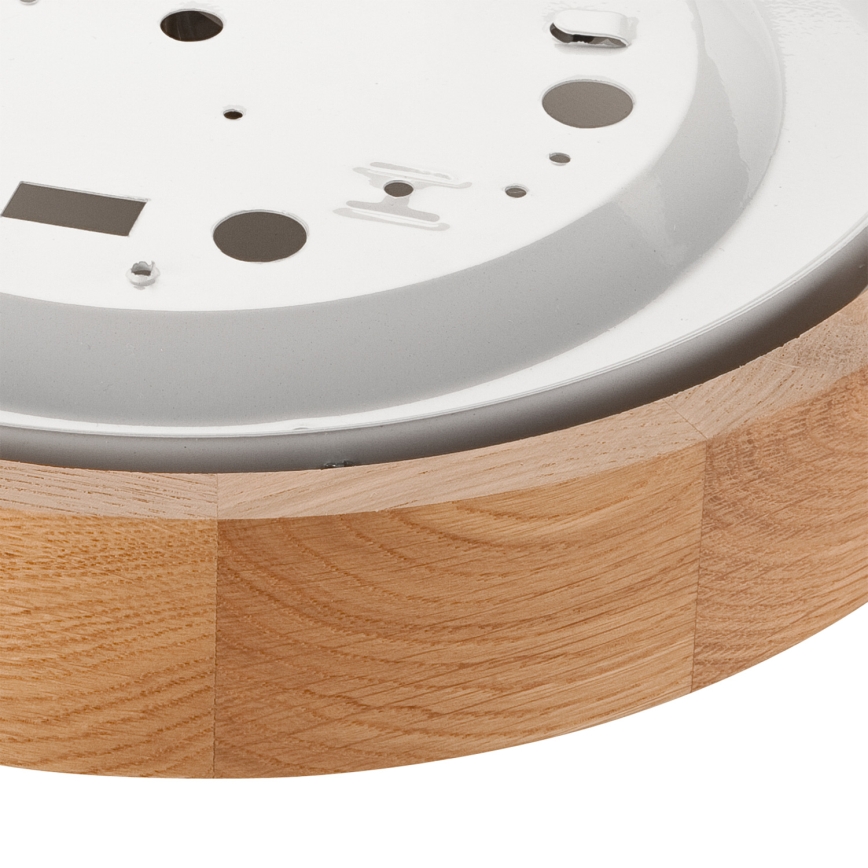 BRILAGI - CARVALHO LED RGBW prigušivo stropno svjetlo 1xE27/12W/230V 2700-6500K hrast prom. 27,5 cm
