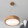 Brilagi - LED RGBW prigušivi luster na sajli CARVALHO 2xE27/9W/230V 2700-6500K Wi-Fi hrast prom. 37 cm