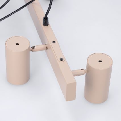 Brilagi - LED RGBW luster s prigušivanjem na sajli SELE 4xGU10/6,5W/230V 2700-6500K bež
