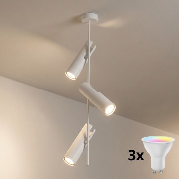 Brilagi - LED RGBW prigušivi luster na štangu BRANCH 3xGU10/6,5W/230V 2700-6500K bijela