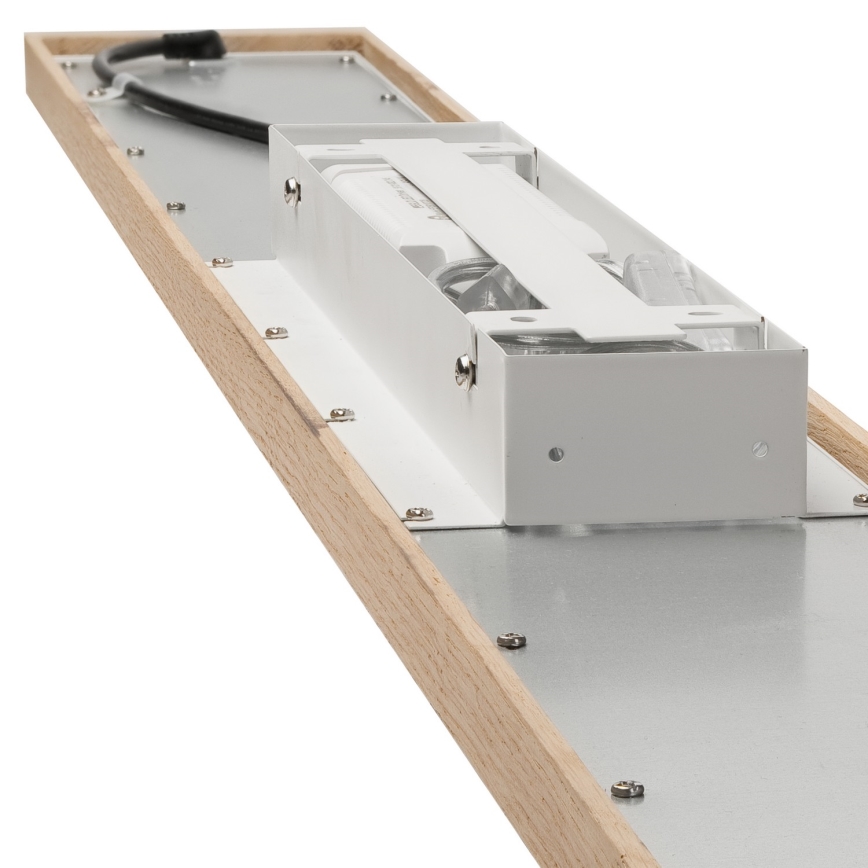 Brilagi - LED RGBW Prigušivi panel WOODY FRAME LED/34W/230V 11,5x123 cm 2700-6500K hrast + daljinski upravljač