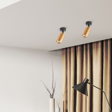 Brilagi - prigušiva LED RGBW spot svjetiljka SELE DIAMANT 1xGU10/4,8W/230V zlatna + daljinski upravljač