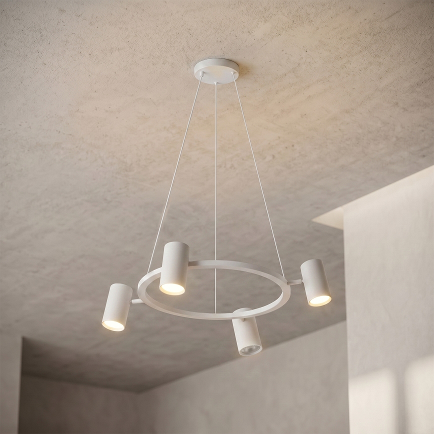 Brilagi - LED RGBW luster s prigušivanjem na sajli SELE 4xGU10/6,5W/230V 2700-6500K bijela