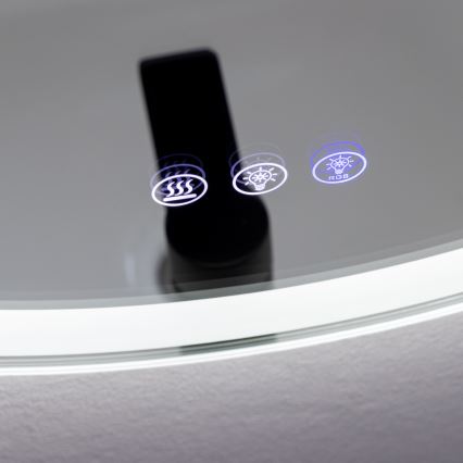 Brilagi - LED RGBW kupaonsko grijano ogledalo AVA PRO LED/18W/230V, promjer 60 cm, IP44, CRI 90, prigušivo + CCT