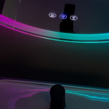 Brilagi - LED RGBW kupaonsko grijano ogledalo AVA PRO LED/18W/230V, promjer 60 cm, IP44, CRI 90, prigušivo + CCT