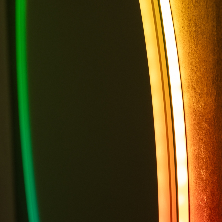 Brilagi - LED RGBW kupaonsko grijano ogledalo AVA PRO LED/18W/230V, promjer 60 cm, IP44, CRI 90, prigušivo + CCT