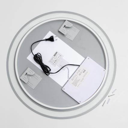 Brilagi - LED RGBW kupaonsko grijano ogledalo AVA PRO LED/18W/230V, promjer 60 cm, IP44, CRI 90, prigušivo + CCT