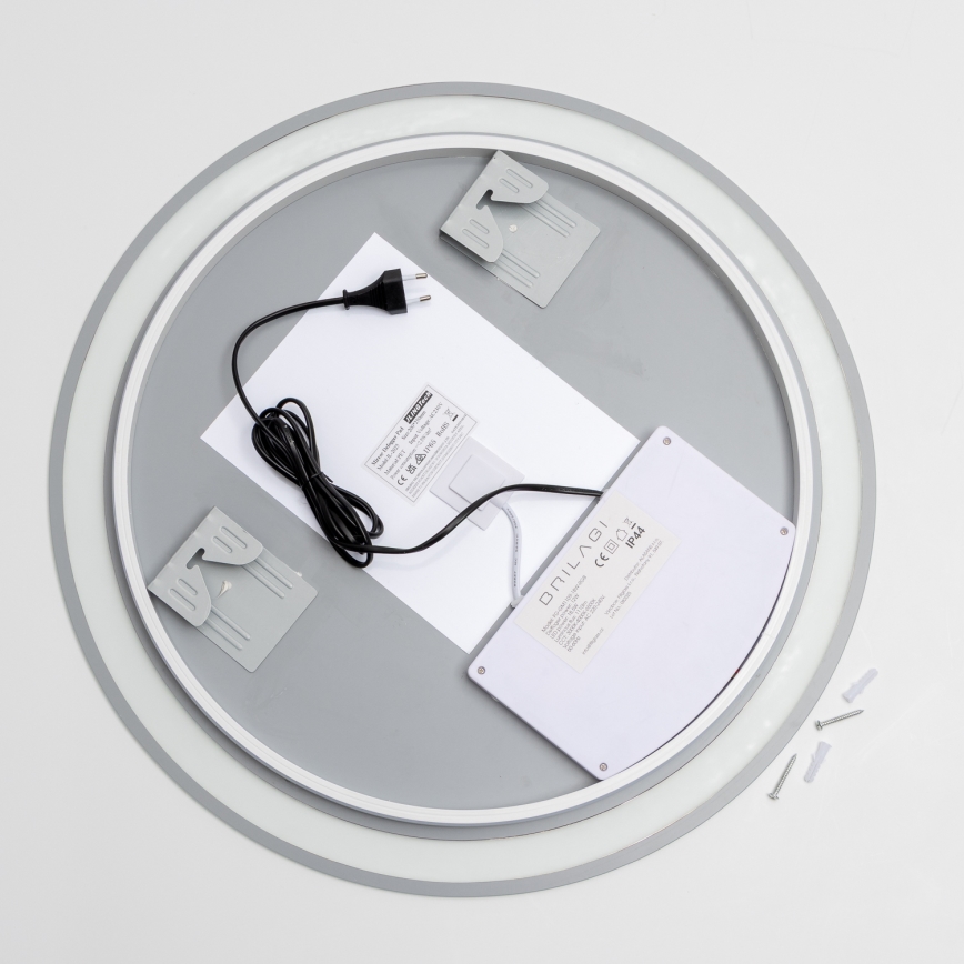 Brilagi - LED RGBW kupaonsko grijano ogledalo AVA PRO LED/18W/230V, promjer 60 cm, IP44, CRI 90, prigušivo + CCT