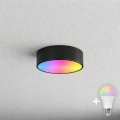 BRILAGI - LED RGBW prigušivo kupaonsko stropno svjetlo CLARE 1xE27/12W/230V 2700-6500K Ø 20 cm IP54 crno