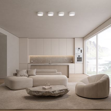 Brilagi - LED RGBW prigušiva kupaonska stropna svjetiljka CLARE 1xE27/9W/230V 2700-6500K promjer 20 cm IP54 Wi-Fi bijela