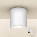 Brilagi - LED RGBW prigušivo kupaonsko svjetlo MIA 1xGU10/4,8W/230V 3000K 84x80 mm bijela IP54 + daljinski upravljač