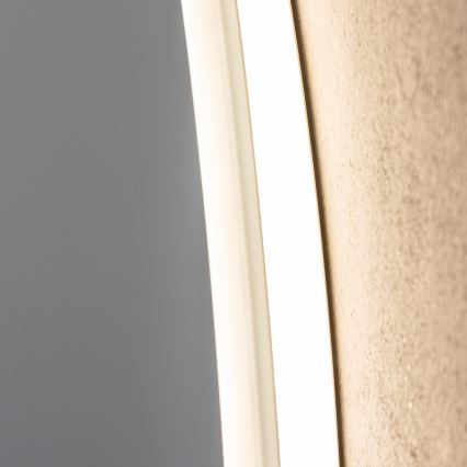 Brilagi - LED RGBW Grijano ogledalo za kupaonicu CLARA PRO LED/18,5W/230V Ø 60 cm IP44 CRI 90 s mogućnošću prigušivanja + CCT