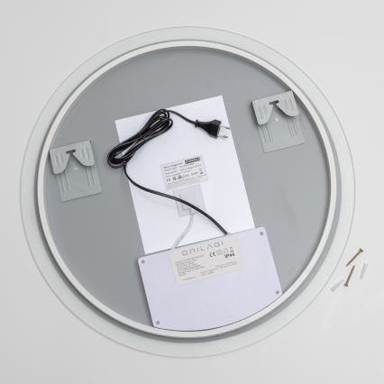 Brilagi - LED RGBW Grijano ogledalo za kupaonicu CLARA PRO LED/18,5W/230V Ø 60 cm IP44 CRI 90 s mogućnošću prigušivanja + CCT