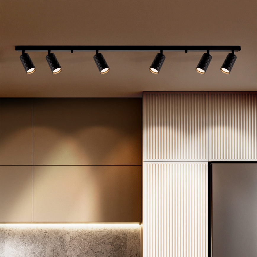 Brilagi - LED RGBW prigušivo spot svjetlo SELE DIAMANT 6xGU10/6,5W/230V 2700-6500K Wi-Fi crna