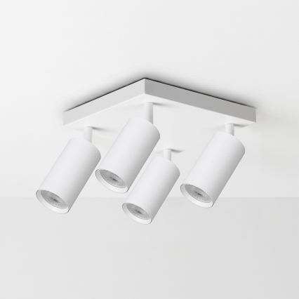 Brilagi - LED RGBW svjetlo s mogućnošću prigušivanja SELE SQUARE 4xGU10/6,5W/230V 2700-6500K bijela