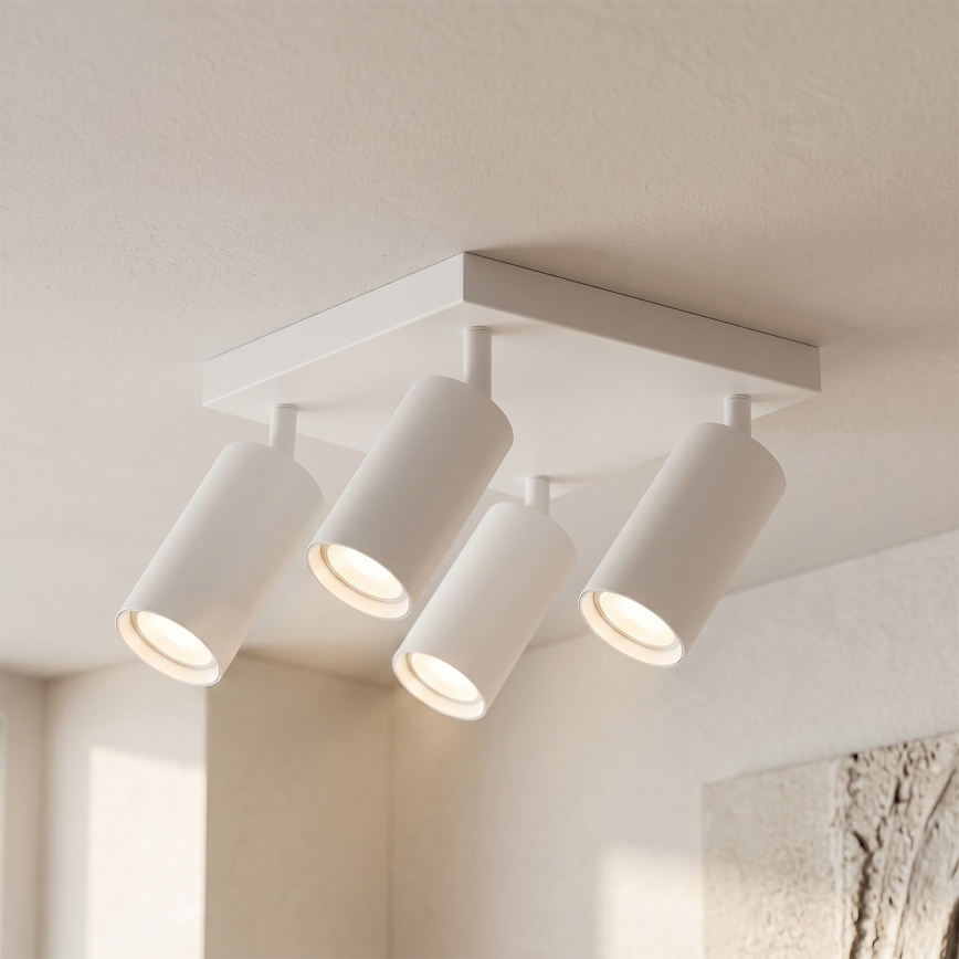 Brilagi - LED RGBW svjetlo s mogućnošću prigušivanja SELE SQUARE 4xGU10/6,5W/230V 2700-6500K bijela