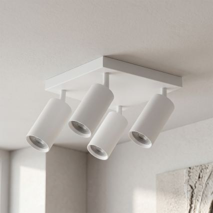 Brilagi - LED RGBW svjetlo s mogućnošću prigušivanja SELE SQUARE 4xGU10/6,5W/230V 2700-6500K bijela