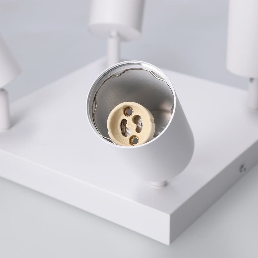 Brilagi - LED RGBW svjetlo s mogućnošću prigušivanja SELE SQUARE 4xGU10/6,5W/230V 2700-6500K bijela