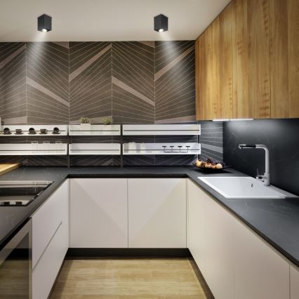 Brilagi - LED RGBW prigušivo spot svjetlo MIA 1xGU10/30W/230V 2700-6500K Wi-Fi 100x80 mm crna