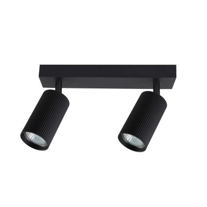 Brilagi - LED RGBW prigušivo spot svjetlo SELE MODERN 2xGU10/4,8W/230V 3000K crna + daljinski upravljač