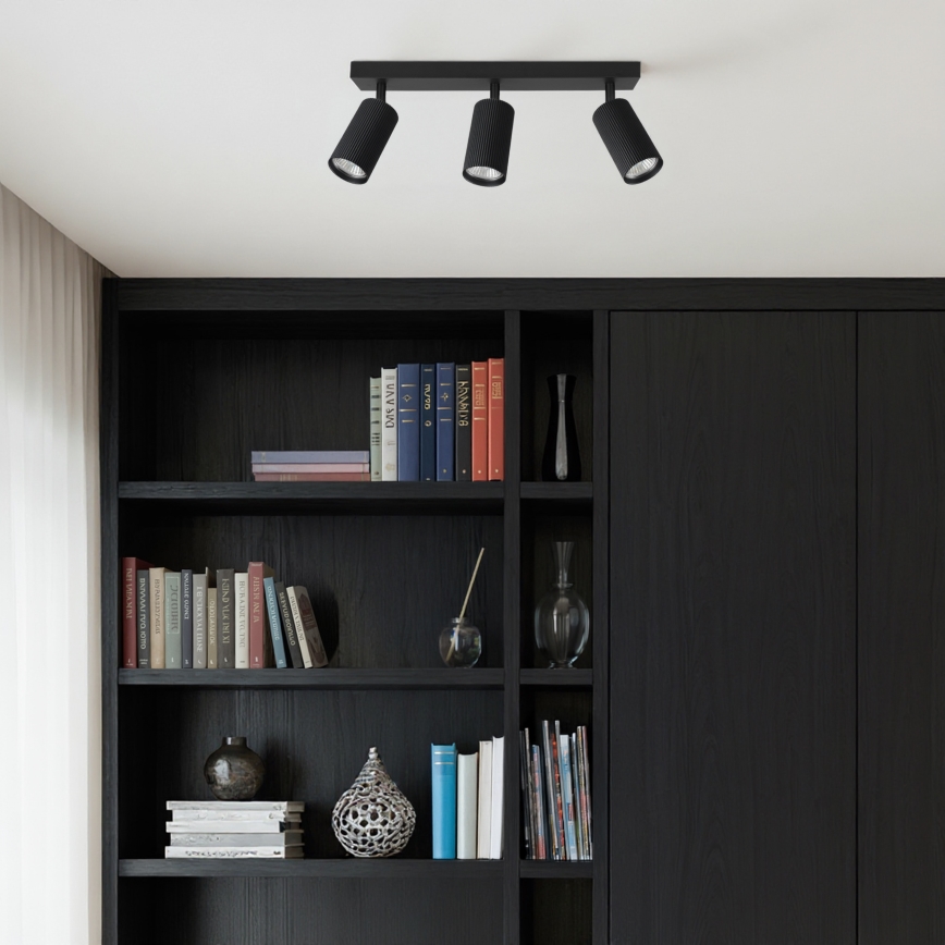 Brilagi - LED RGBW spot svjetlo s mogućnošću prigušivanja SELE MODERN 3xGU10/6,5W/230V 2700-6500K Wi-Fi crna