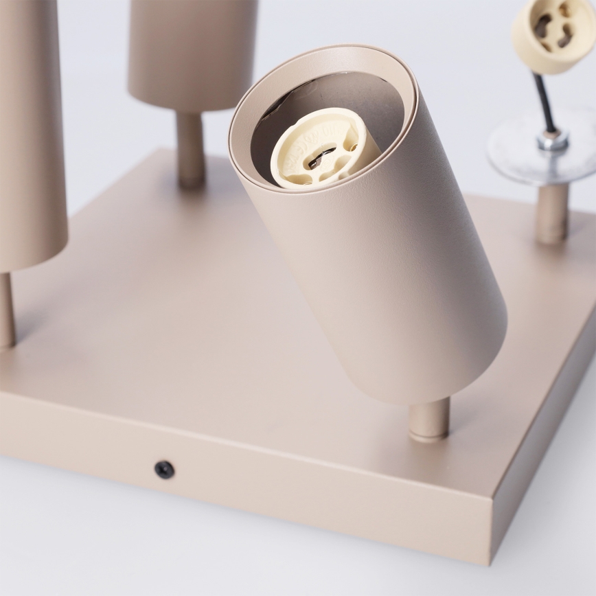 Brilagi - LED RGBW prigušiva spot svjetiljka SELE SQUARE 4xGU10/6,5W/230V 2700-6500K bež
