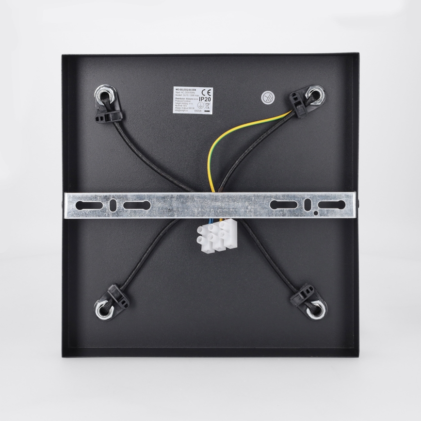 Brilagi - LED RGBW prigušiva reflektorska svjetiljka SELE SQUARE 4xGU10/6,5W/230V 2700-6500K crna/zlatna
