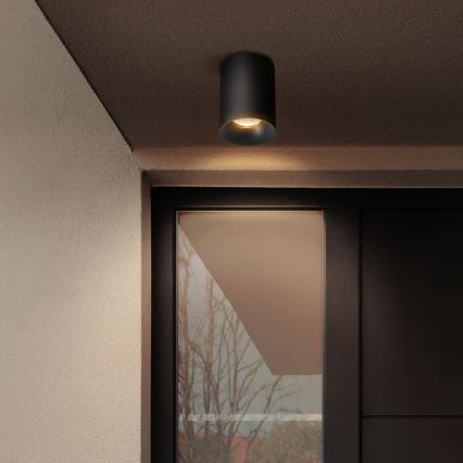 Brilagi - LED RGBW prigušivo spot svjetlo TRINE 1xGU10/4,8W/230V 3000K crna + daljinski upravljač