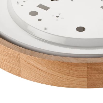 Brilagi - LED RGBW stropno svjetlo CARVALHO s mogućnošću prigušivanja 2xE27/15W/230V 2700-6500K Wi-Fi hrast, prom. 37,5 cm