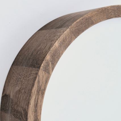 Brilagi - LED RGBW prigušiva stropna svjetiljka CARVALHO SLIM 1xE27/15W/230V 2700-6500K Wi-Fi hrast, promjer 27 cm