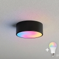 BRILAGI - LED RGBW prigušivo stropno svjetlo CLARE 1xE27/12W/230V 2700-6500K promjer 20 cm crne boje