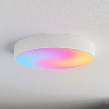 Brilagi - LED RGBW Prigušivo stropno svjetlo CLARE 4xE27/9W/230V 2700-6500K Ø 50 cm Wi-Fi bijela