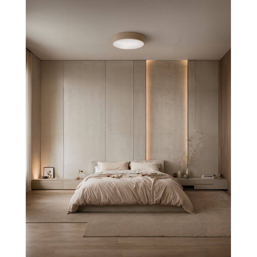 Brilagi - LED RGBW Prigušivo stropno svjetlo CLARE 4xE27/9W/230V 2700-6500K pr. 50 cm Wi-Fi bež