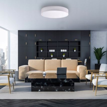 Brilagi - LED RGBW prigušiva stropna svjetiljka CLARE 5xE27/9W/230V 2700-6500K Ø 60 cm Wi-Fi bijela